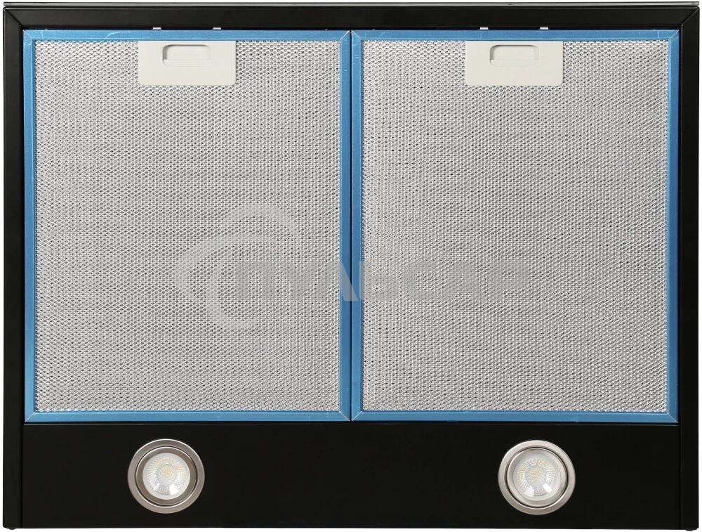 Вытяжка встраиваемая Gefest BO 3606 C23 черный, 60 см, 1000 куб. м/ч, 78 дБ