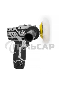 АПМ-76/12Э аккум. полировальная машина (картон, без аккум. и ЗУ, набор 7 пр.) INTERSKOL