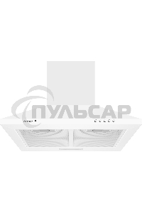 Вытяжка каминная Weissgauff Zosma 60 PB WH белый, 60 см, 900 куб. м/ч, 66 дБ