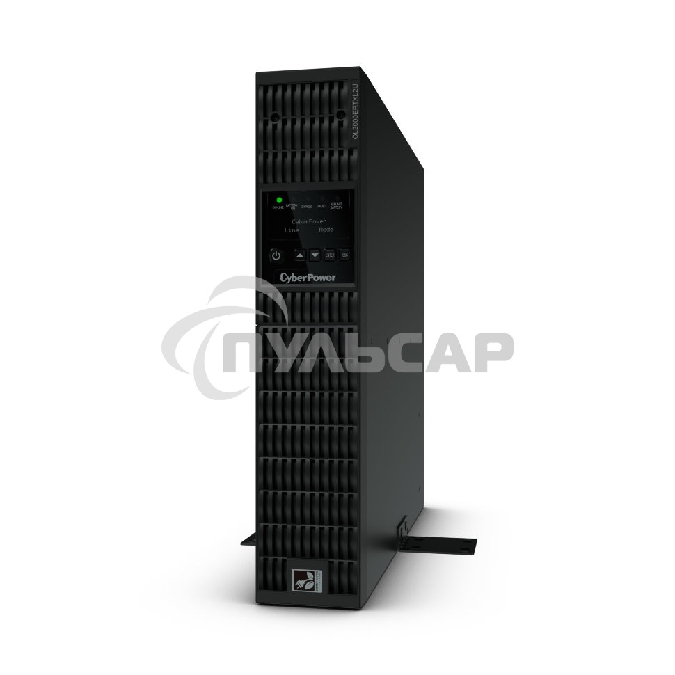 Источник бесперебойного питания Online CyberPower OL2000ERTX L2U 2000VA/1800W USB/RS-232/Dry/EPO/SNMPslot/RJ11/45/ВБМ (8 IEC С13, 1 IEC C19)