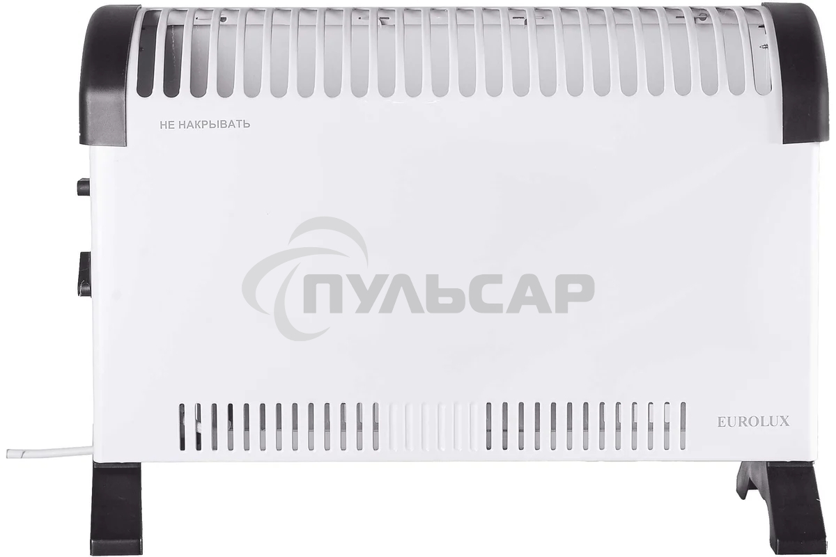 Конвектор Eurolux ОК-EU-1000C белый, 1000 Вт, 15 м2, термостат