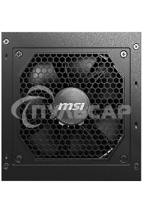 Блок питания MSI MAG A850GL PCIE5, 850W, 80 PLUS Gold, полностью модульный, ATX 3.0, PCIE5