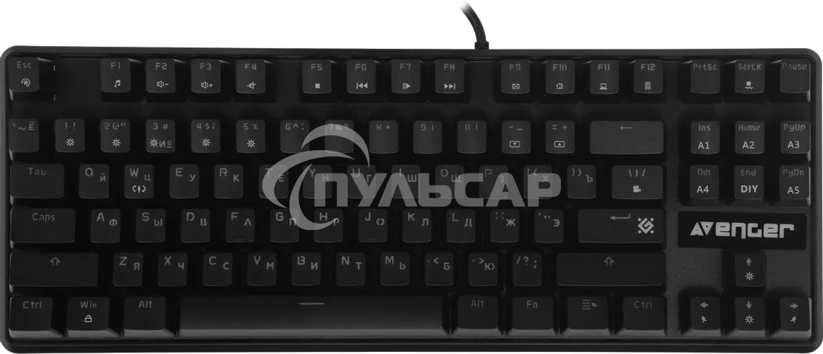 Клавиатура проводная Defender MECHANICAL AVENGER GK-412 RU