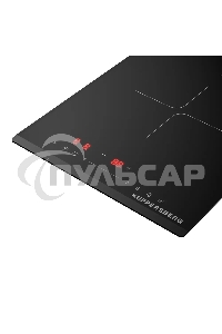 Индукционная варочная панель Kuppersberg ICI 306, High-Tech, индукция, 30 см, 2 зоны нагрева, 9 уровней мощности, inverter, таймер, пауза, Booster, слайдерное управление, черный