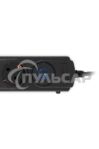 Сетевой фильтр Ippon BK-6-EU-1.8-10-B 1.8м (6 розеток) черный (коробка)