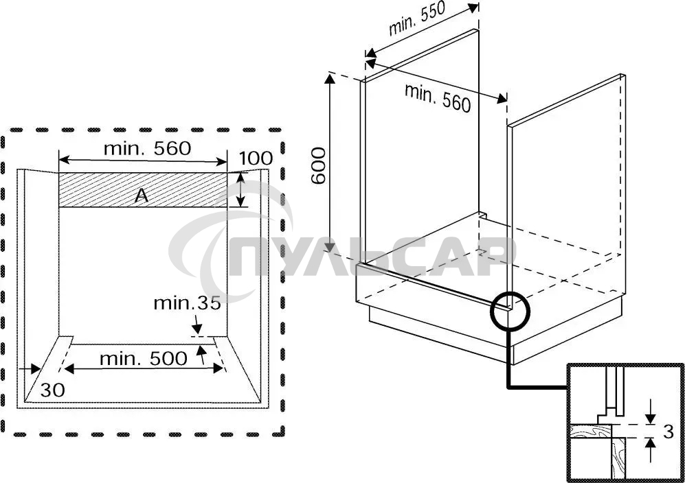 Духовой шкаф Beko BBIS13300XMSE черный