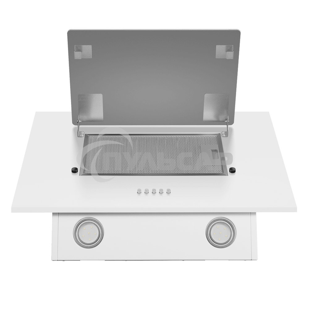 Вытяжка наклонная Maunfeld Tower 60 белый, 60 см, 700 куб. м/ч, 66 дБ