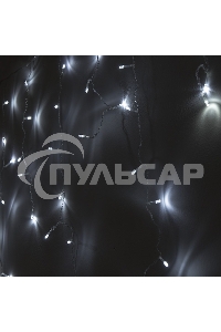 Гирлянда светод. Funray Бахрома IC-120W, 3.0*0.7м, 120 LED, хол.бел., IP20, прозрачный шнур1,5м,контр