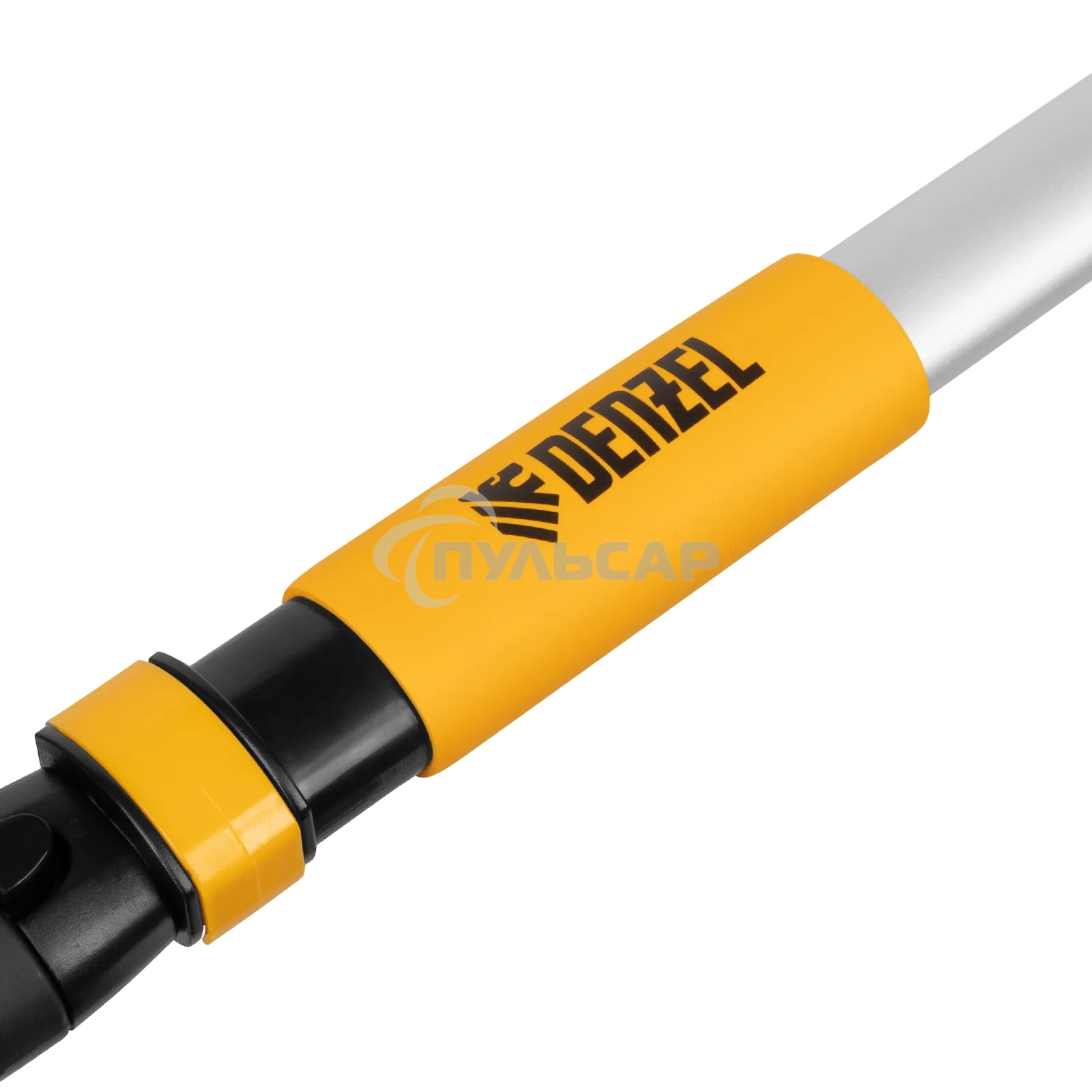 Щетка сметка со скребком Denzel телескоп, поворотная голова, 750-1120 мм