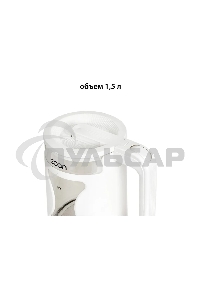 Чайник электрический ECON ECO-1505KE, мощность 1500 ватт, объем 1,5 литра, неоновая точечная подсветка