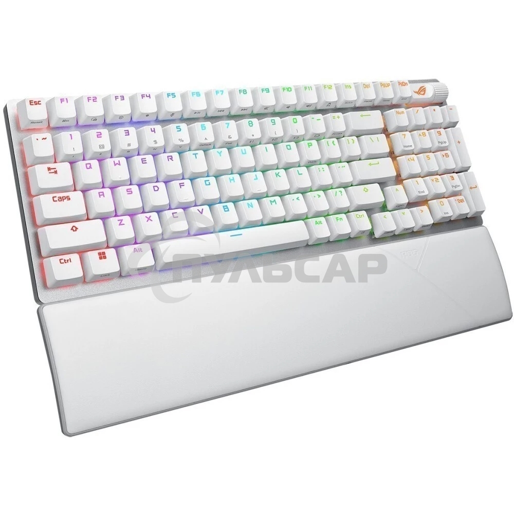 Клавиатура проводная ASUS X901 SCOPE II 96 WL/WHT/NXSW/RU/PBT
