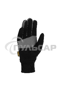 Перчатки универсальные Denzel 68092 двойные, работа с сенсорным экраном, вязаная манжета, размер 8