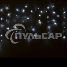 Гирлянда светод. Funray Бахрома IC-120W, 3.0*0.7м, 120 LED, хол.бел., IP20, прозрачный шнур1,5м,контр