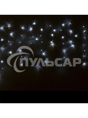 Гирлянда светод. Funray Бахрома IC-120W, 3.0*0.7м, 120 LED, хол.бел., IP20, прозрачный шнур1,5м,контр