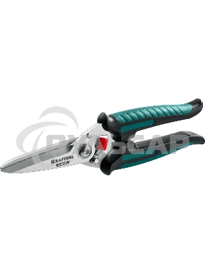 Многофункциональные прямые технические ножницы KRAFTOOL ALLIGATOR 200 мм