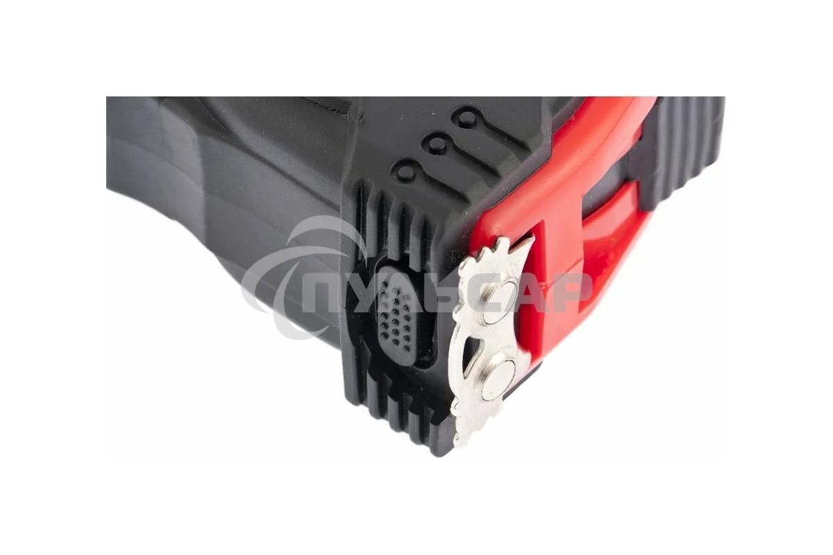 Рулетка Matrix status magnet 3 fixations 5мх25мм обрезиненный корпус зацеп с магнитом