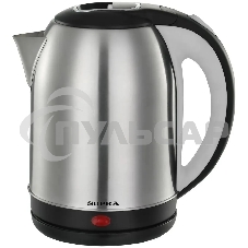 Чайник электрический SUPRA KES-1824 1.8л. 1500Вт серебристый/черный (корпус: нержавеющая сталь)