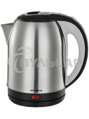 Чайник электрический SUPRA KES-1824 1.8л. 1500Вт серебристый/черный (корпус: нержавеющая сталь)