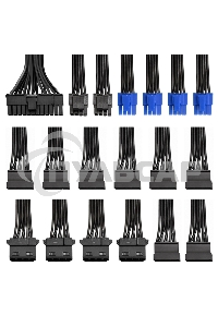 Блок питания ExeGate 1000PPH-LT-OEM (EX292146RUS-OEM), 1000Вт, 80 PLUS, 120мм, черный