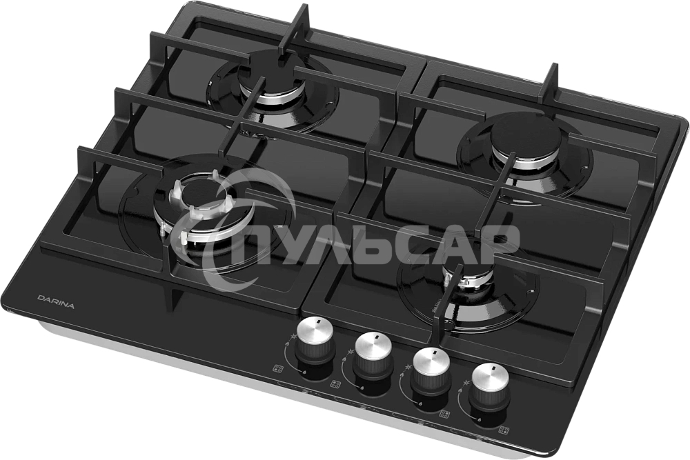 Газовая варочная панель Darina 1T3 GC 308 B стекло черное