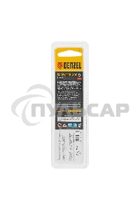 Лезвия Denzel 9 мм, сталь SK5 - 0,4 мм, 10 штук