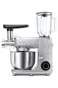 Кухонная машина Hyundai HYM-S7651 планетар.вращ. 1400Вт серебристый