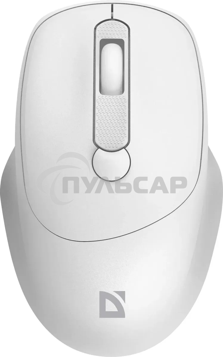 Мышь беспроводная Defender Feam MM-296 белый, 1600 dpi, радиоканал, USB, кнопки - 4