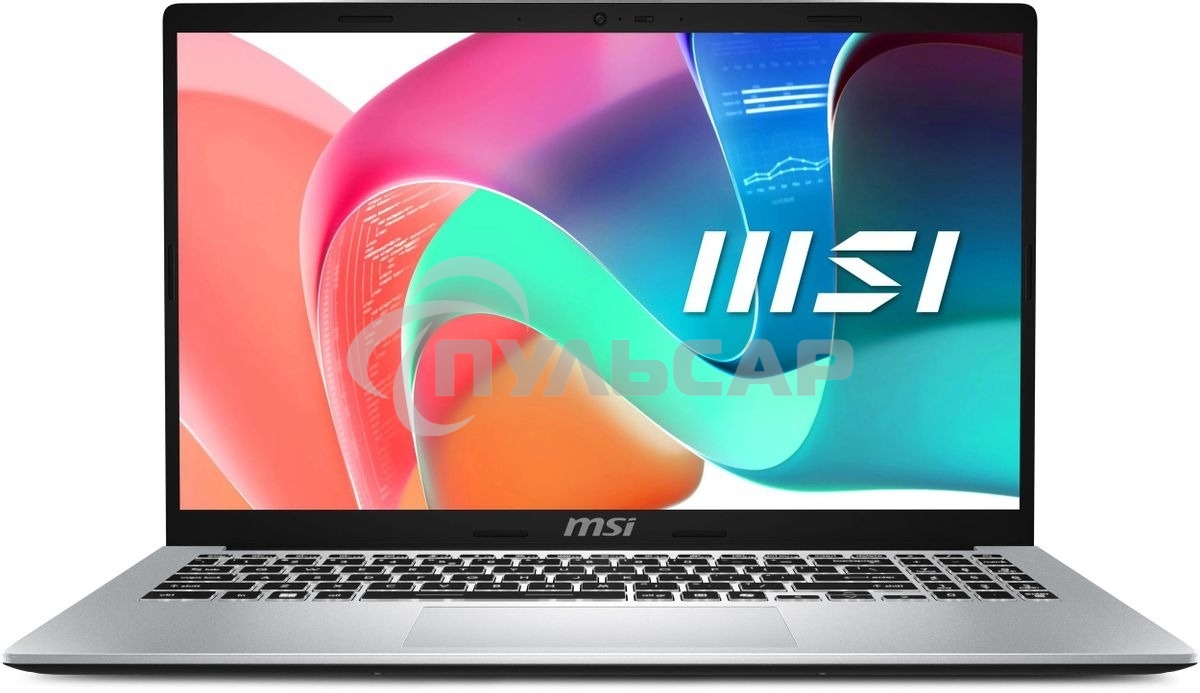Ноутбук MSI Modern 15 F1MG-801XRU серебристый Intel Core 5 120U/16Gb/SSD 512Gb/15.6