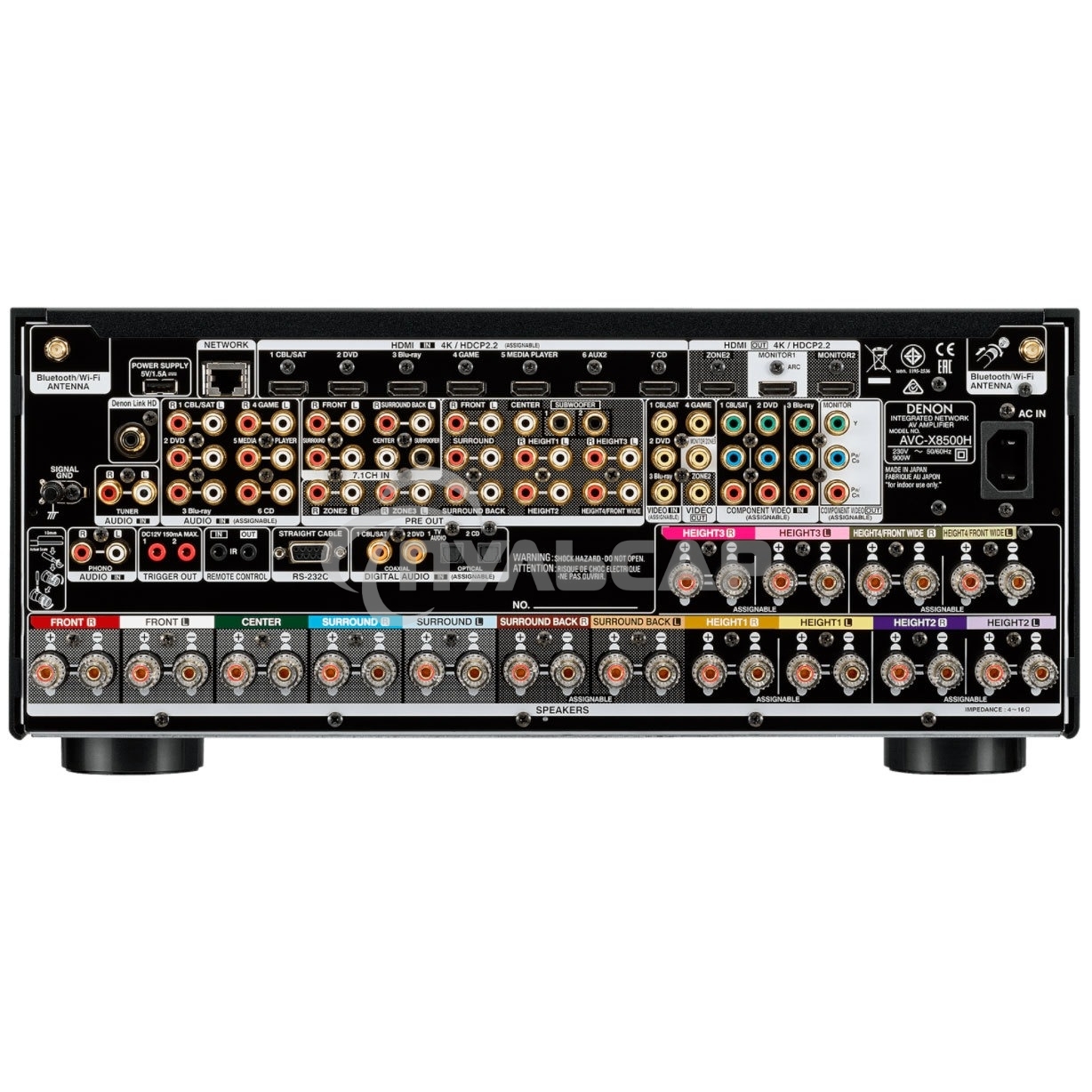 Ресивер AV Denon AVC-X8500HA, 13.2, черный