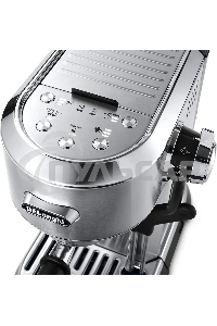 Кофеварка рожковая DeLonghi EC950.M (0132106249) серебристый, исп. кофе - молотый/чалды, 1.6 л, 1450 Вт, 15 бар