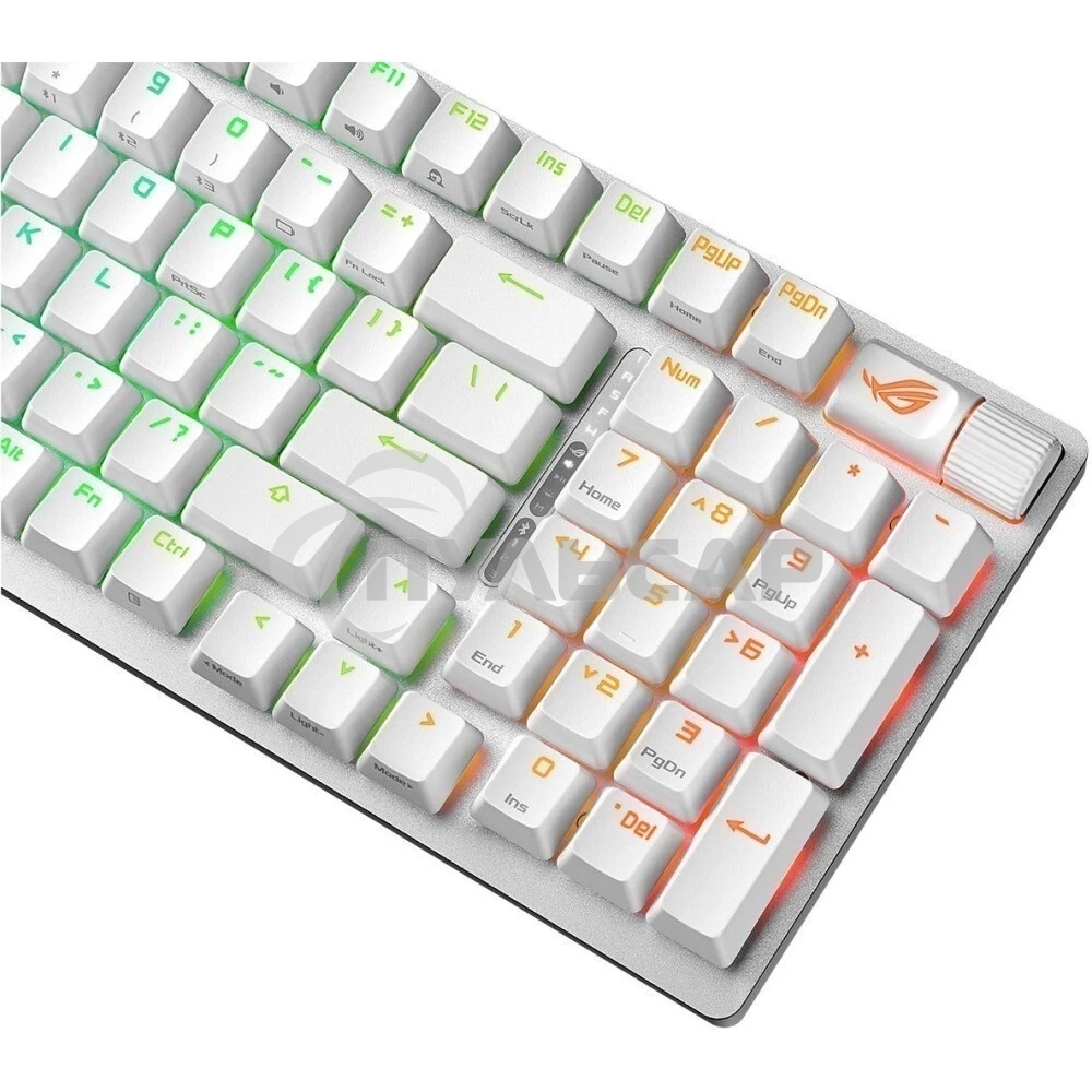 Клавиатура проводная ASUS X901 SCOPE II 96 WL/WHT/NXSW/RU/PBT