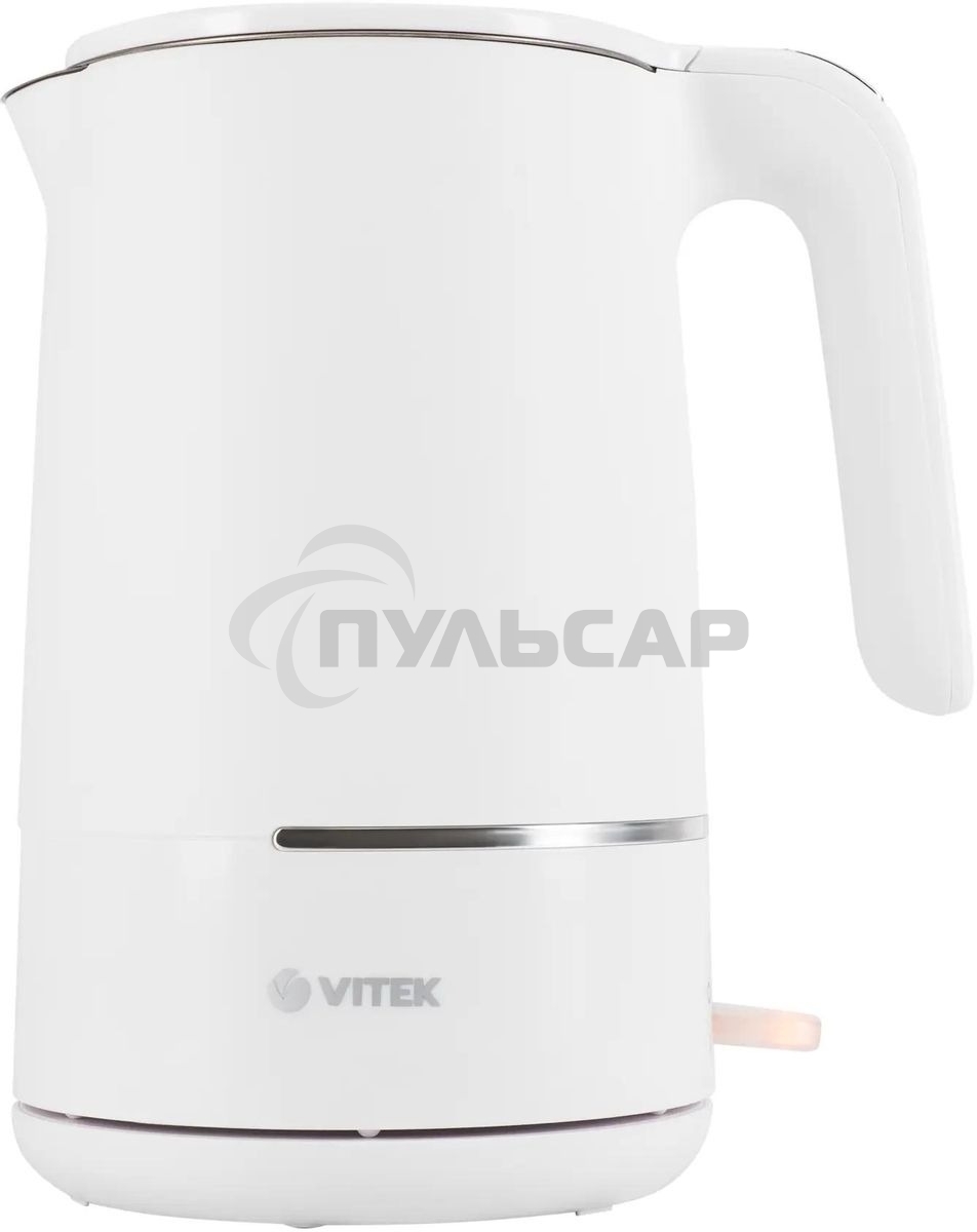 Чайник электрический Vitek VT-1104 1.5л. 2200Вт разноцветный корпус: металл/пластик