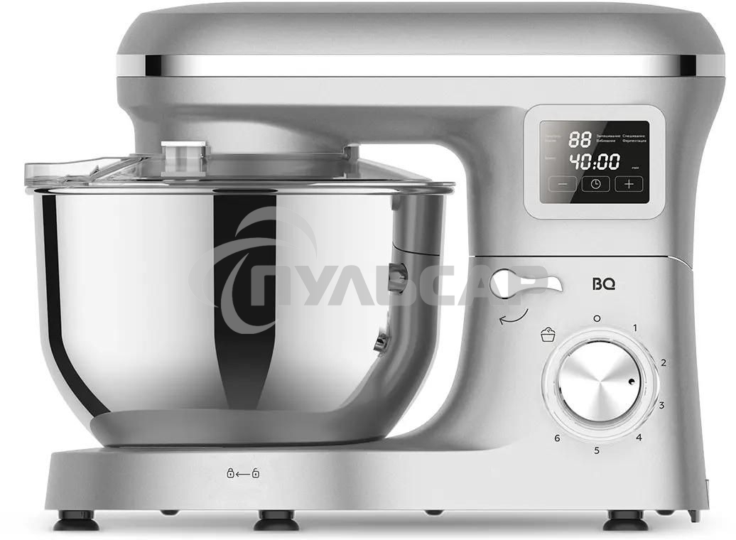 Миксер планетарный BQ MX640, 1600Вт, серебристый