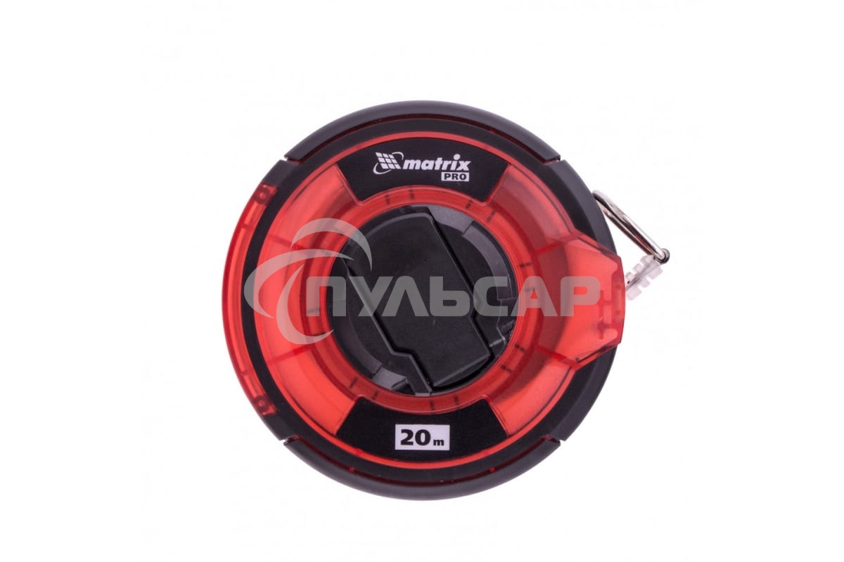 Рулетка геодезическая Matrix PRO 20 м х 12,5 мм, закр. корп., стальная лента, односторон. шкала,