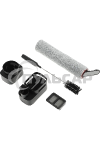 Пылесос моющий Dreame Wet and Dry Vacuum H12 Pro серый, питание от аккумулятора, 300 Вт, уборка влажная/сухая, пылесборник 0,9 л, работа от АКБ max - 35 мин