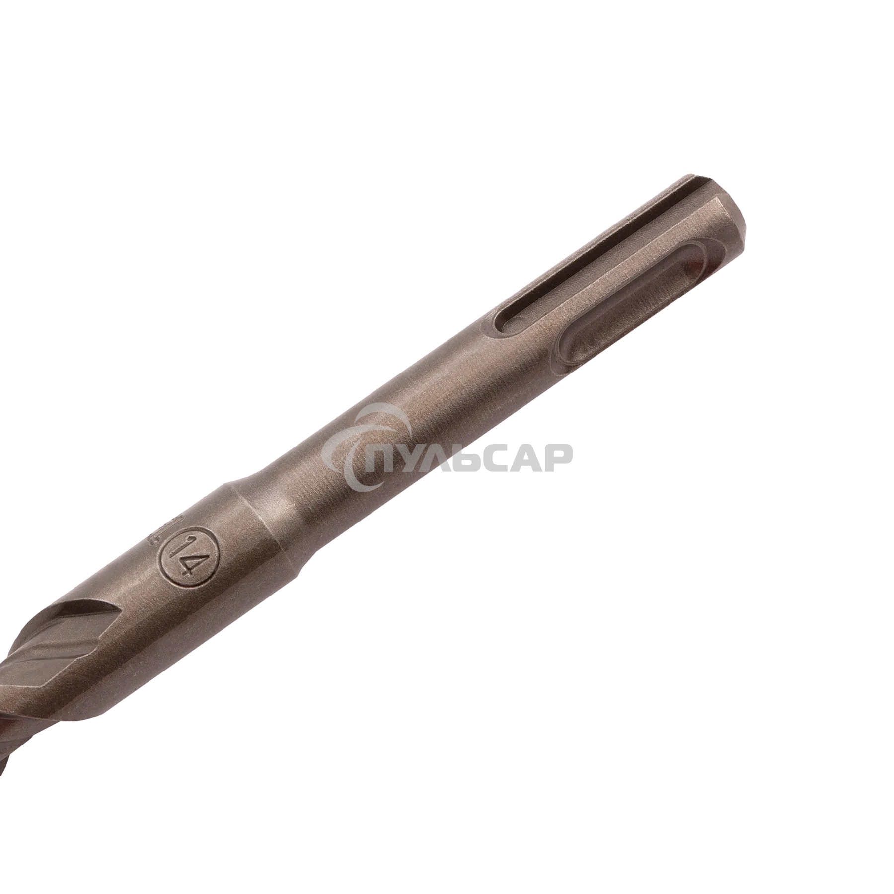 Бур по бетону Denzel двойная спираль, Cobalt W-tip, 14x160 мм, SDS PLUS