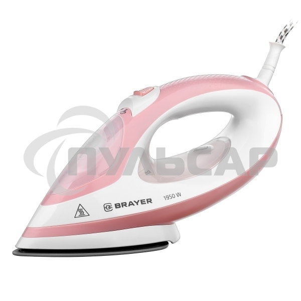 Утюг-отпариватель BRAYER 4080BR, 1950, Вт. керамич, под.пар 25г/мин 250 мл, съем.щетка