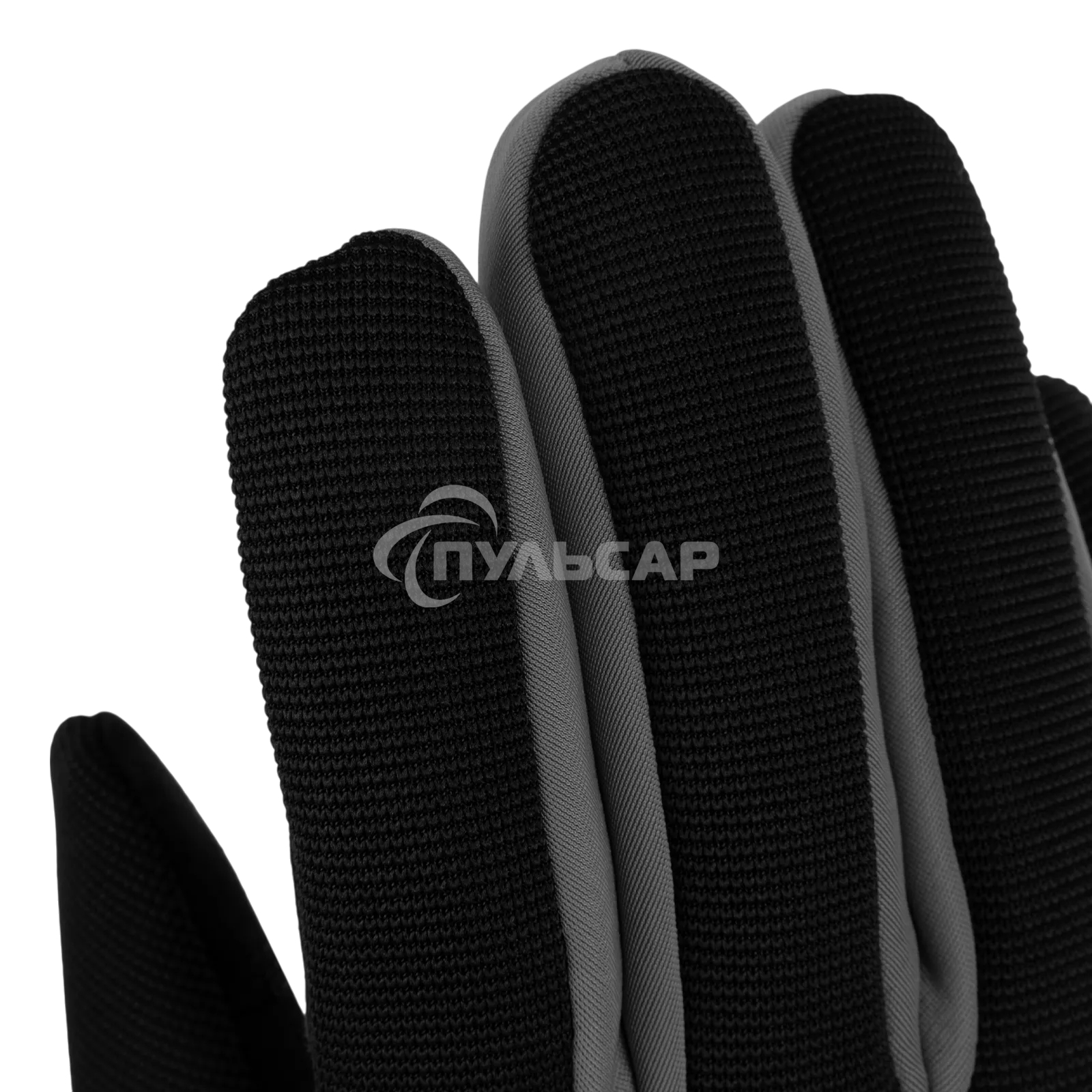 Перчатки универсальные Denzel 68092 двойные, работа с сенсорным экраном, вязаная манжета, размер 8