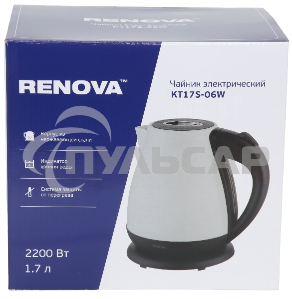 Чайник электрический RENOVA KT17S-06W