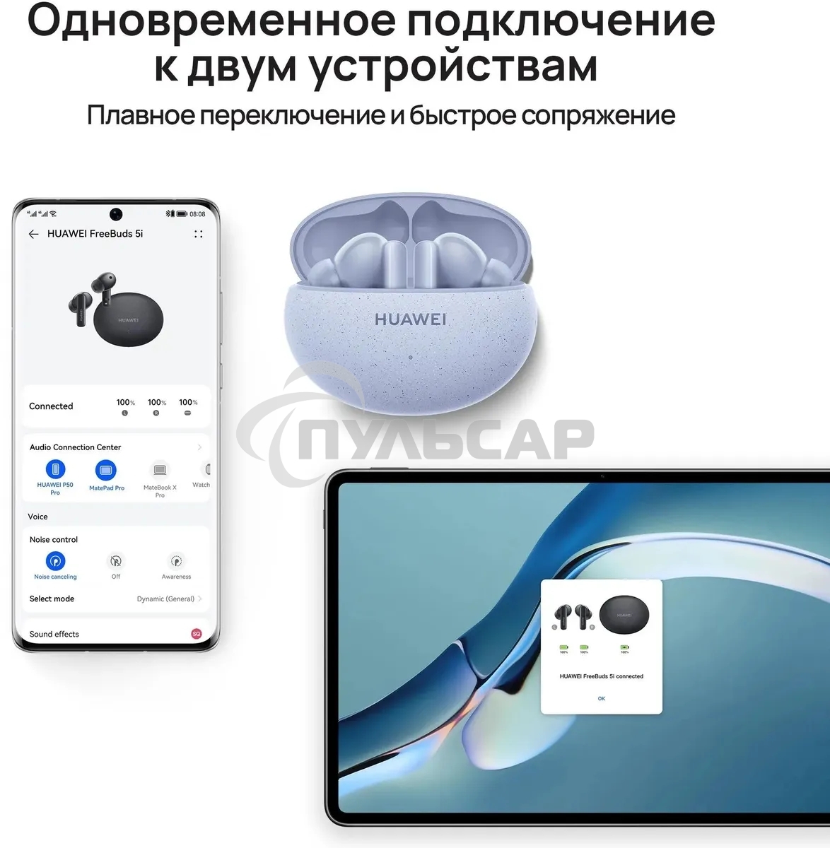 Наушники Huawei Freebuds 5i T0014 ISLE синий
