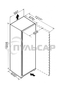 Холодильник Liebherr SRBDD 5220-22 001 черный однокамерный 398л