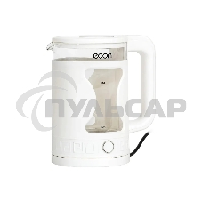 Чайник электрический ECON ECO-1505KE, мощность 1500 ватт, объем 1,5 литра, неоновая точечная подсветка