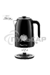 Чайник электрический Galaxy Line GL 0350, магия черного, металл, 2200 Вт, 1,7 л