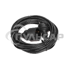 Удлинитель-шнур PROconnect ПВС 3х0,75мм², 10м, с/з, 6А, 1300Вт, IP20, черный