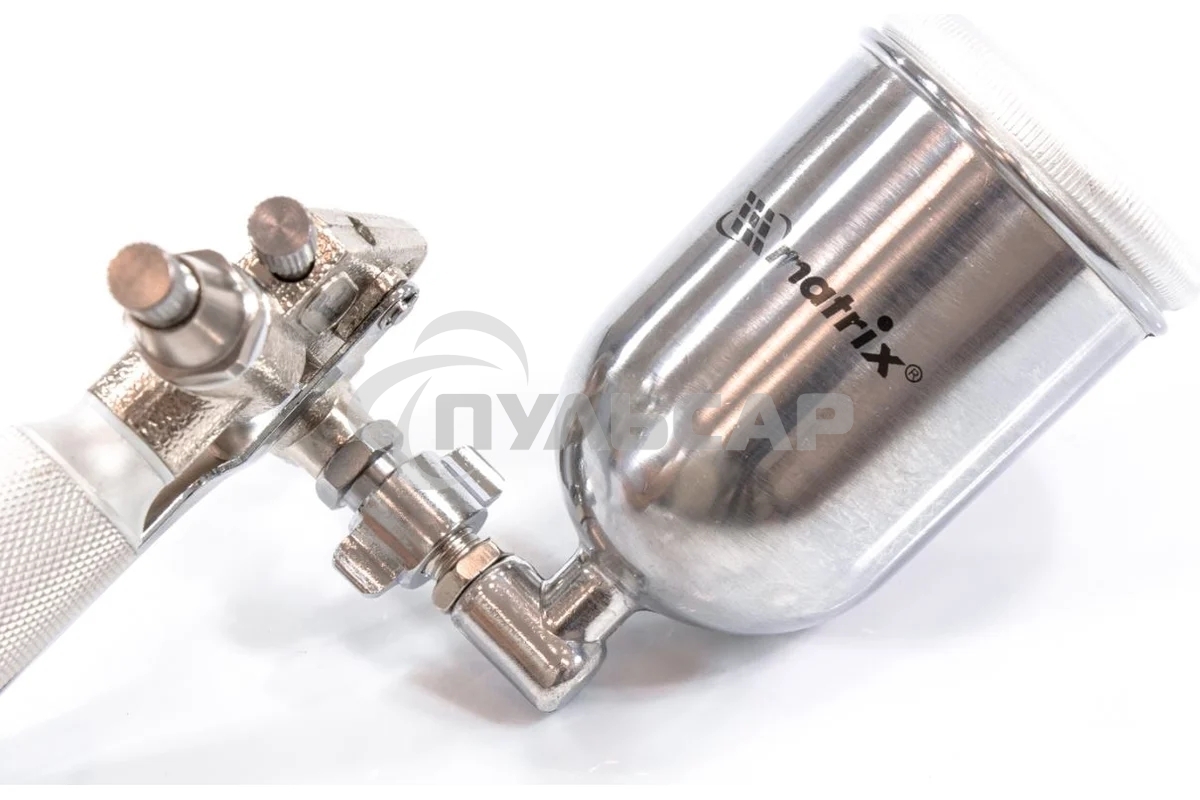 Краскопульт пневматический Matrix для финишных работ с верхним бачком v=01k диам. сопла 05мм