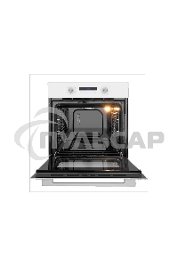 Шкаф духовой газовый с электрическим грилем Maunfeld MOGM703W, встраиваемый