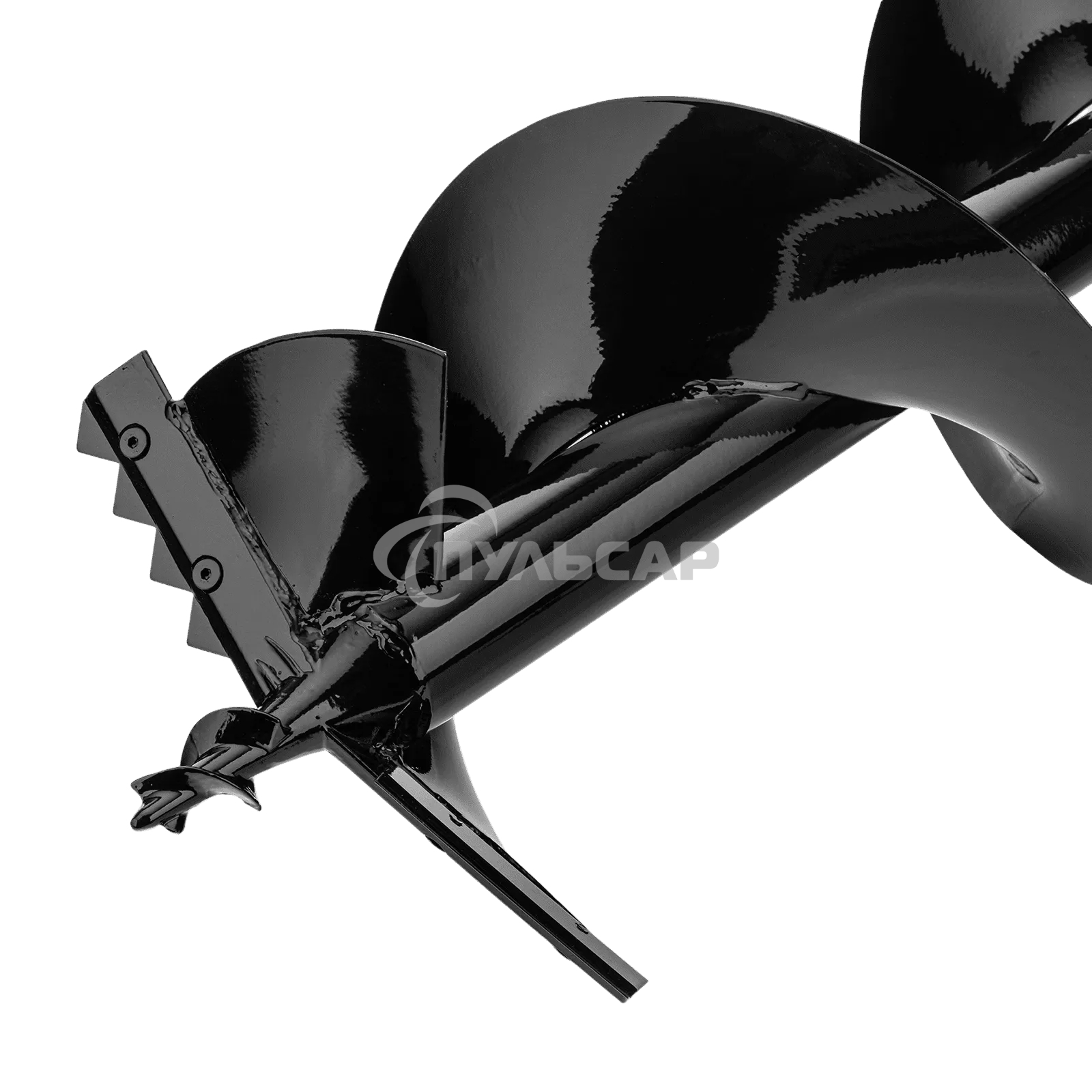 Шнек для грунта Denzel ER-300, диаметр 300 мм, длина 800 мм, соединение 20 мм, съемный нож