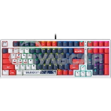 Клавиатура проводная A4Tech Bloody S98 Sports Navy BLMS Plus USB синий/белый