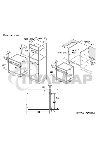 Духовой шкаф электрический HOMSair OES604WH белый
