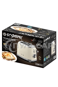 Тостер электрический ENDEVER Skyline ST-129 850 Вт, бежевый